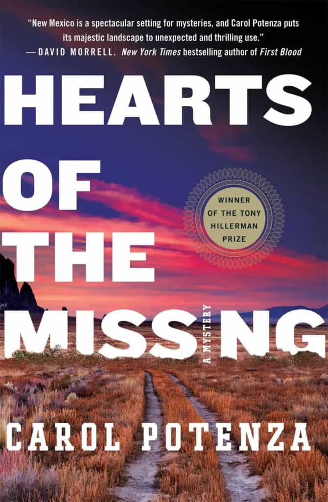 cover of the mystery Hearts of the Missing (2028) by Carol Potenza