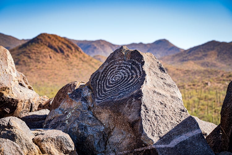 Spiral Petroglyph, American Southwest
